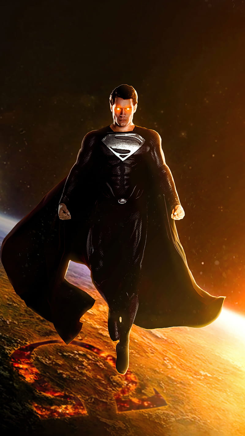 Black Superman, justice league, airplane, window, HD phone wallpaper