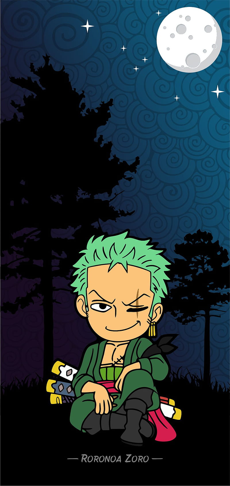 Roronoa Zoro, dark, one piece, zoro one piece, HD phone wallpaper