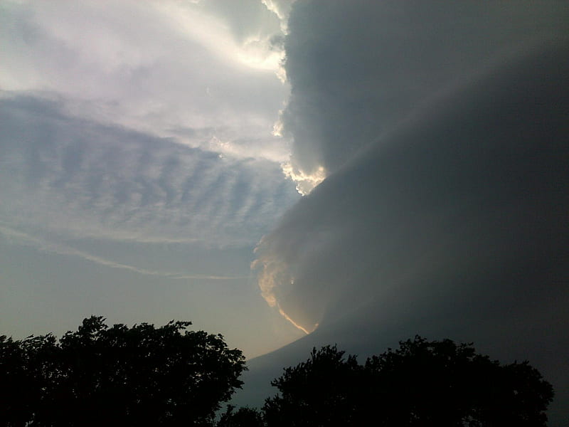 Texas Supercell, natures fury, supercell, tornado, big storm, HD wallpaper