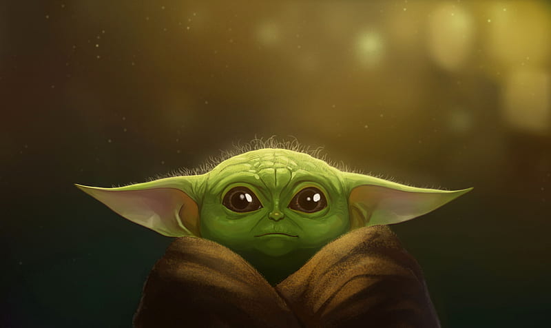 Baby Yoda FanArt 2019, HD wallpaper