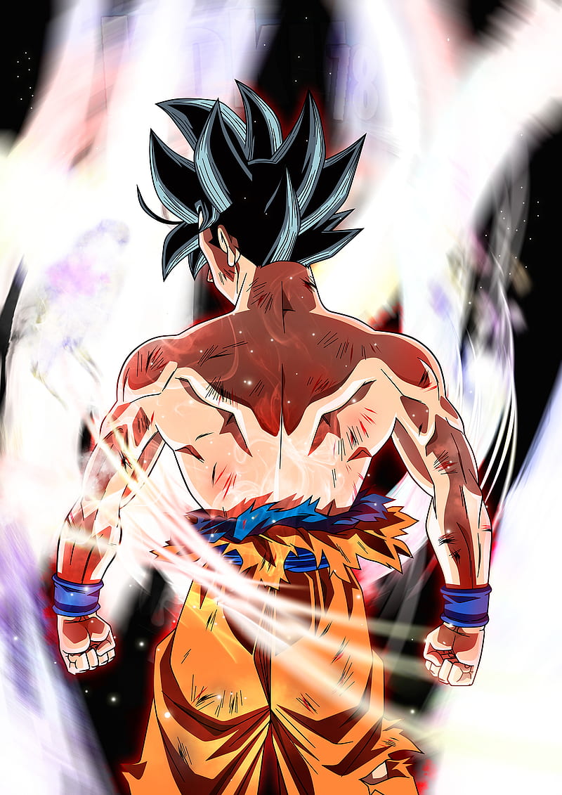 Goku ultra instinct, anime, ball, dragon, super, HD phone wallpaper