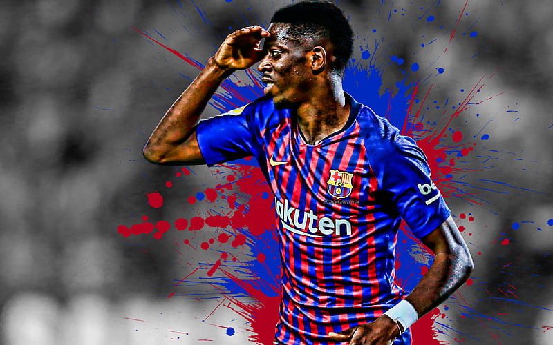 4K Free Download | Ousmane Dembélé, Barca, Football, Soccer, Ousmane ...