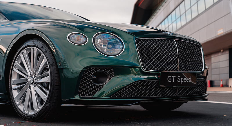 2022 Bentley Continental GT Speed (Color: Verdant) - Detail , car, HD wallpaper