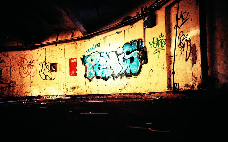 Graffiti Art Abandoned Urban Art, HD wallpaper
