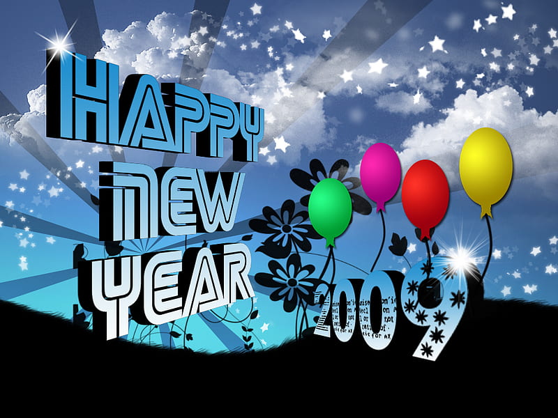 Happy New Year 2009, new year 2009, 2009, newyear, happy new years, HD ...