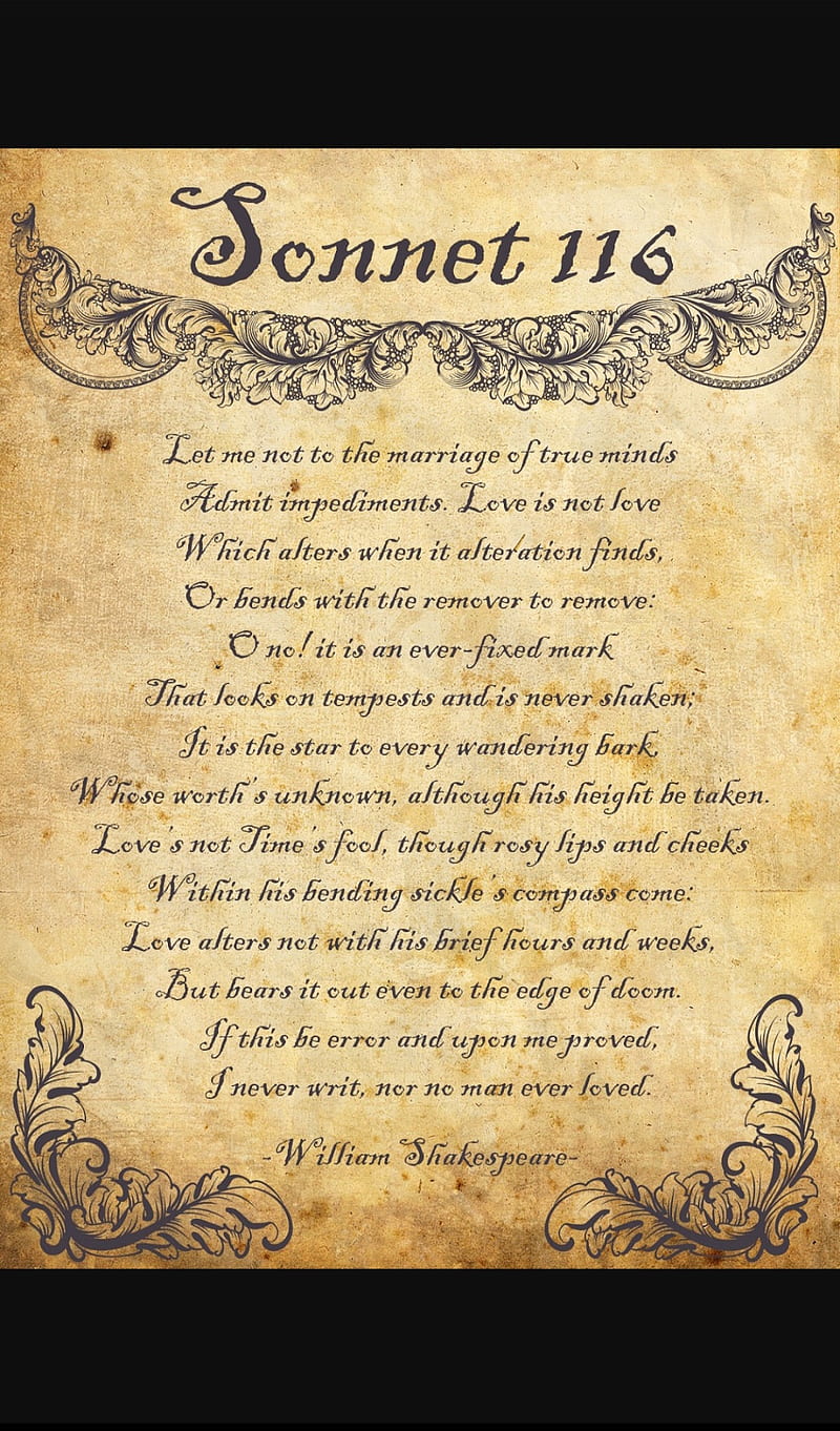 Shakespeare , quotes, sonnet116, sonnets, HD phone wallpaper