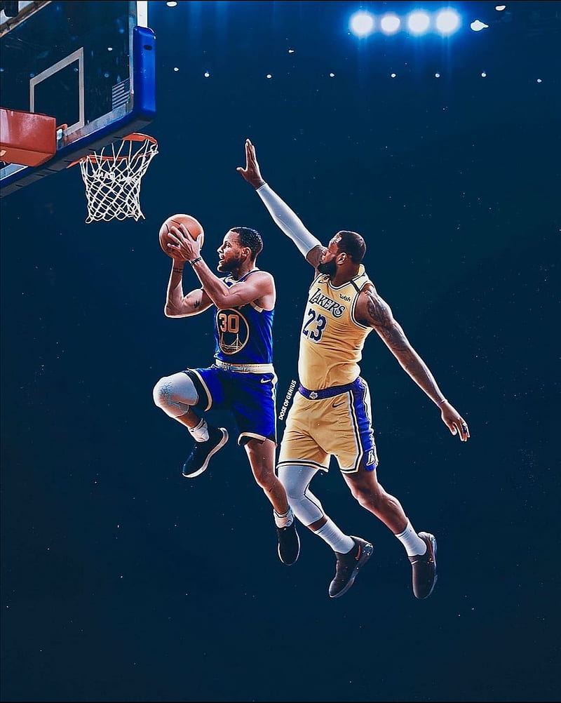 Curry vs james, basketball, lebron james, stephen curry, HD phone wallpaper  | Peakpx