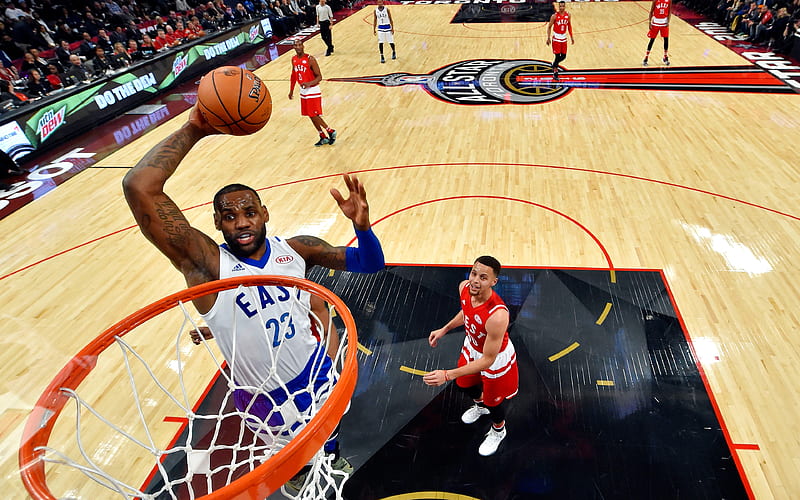 LeBron James, NBA, USA, basketball, All-Star Game, National Basketball Association, NBA players, HD wallpaper