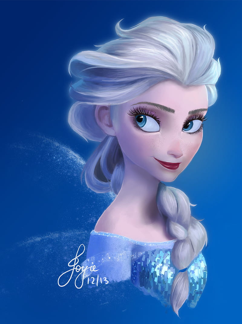 Elsa Frozen, Cartoon, Frozen 2, Hd Phone Wallpaper | Peakpx