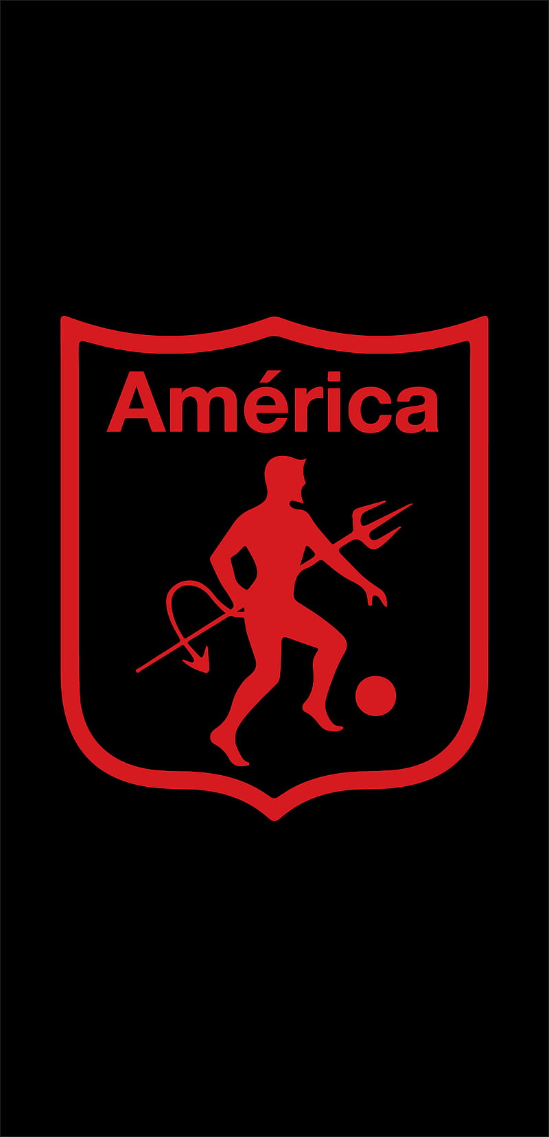 Escudo America , cali, colombia, diblos, football, rojos, HD phone wallpaper