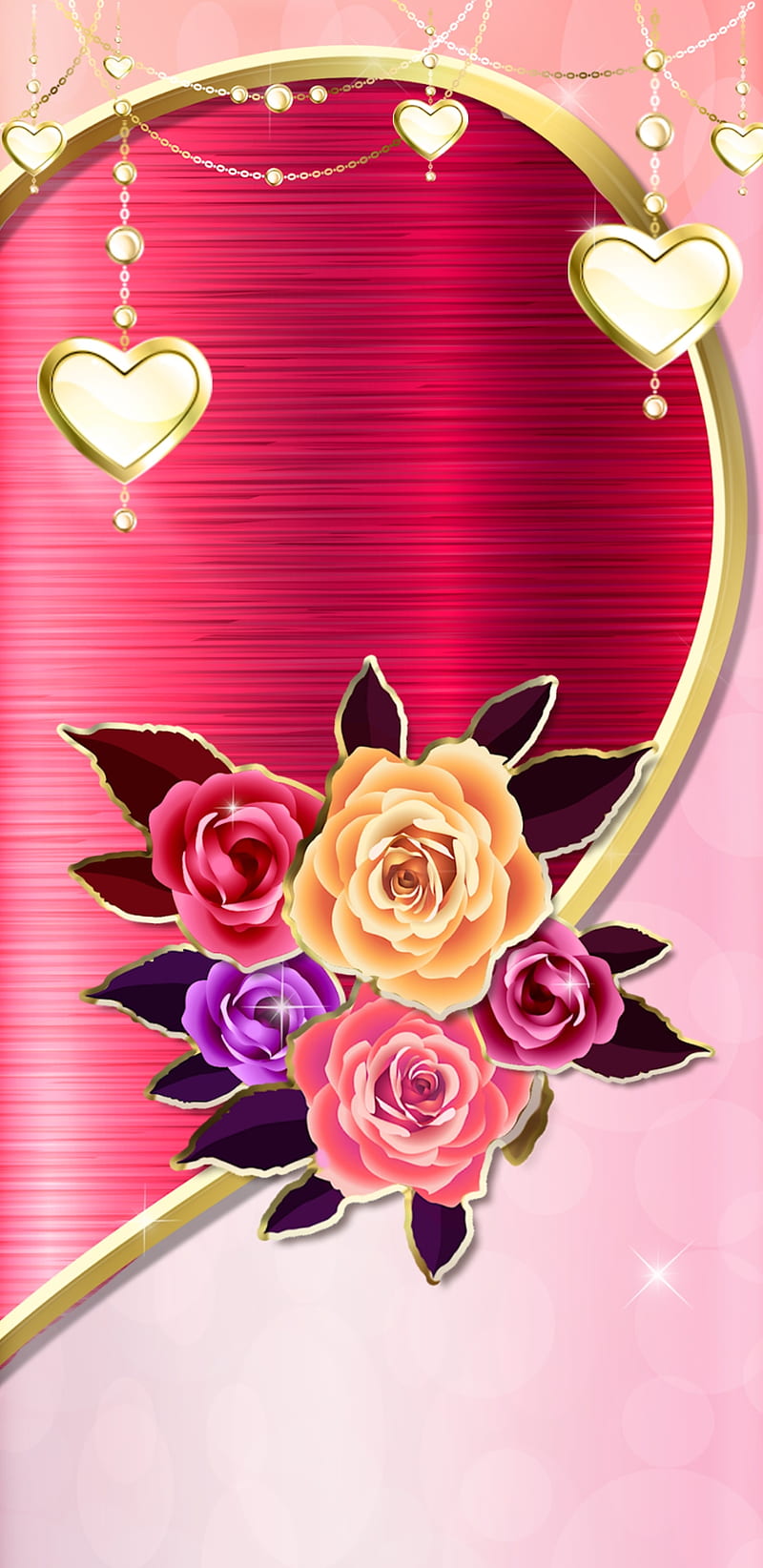 Metal Rose Of Love, roses, bonito, pretty, girly, heart, flowers, HD phone  wallpaper | Peakpx