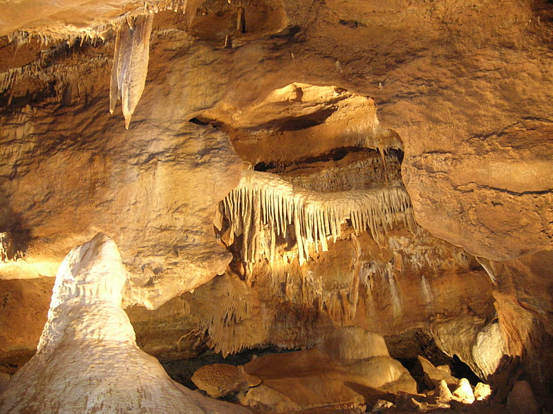 KONEPRUSY CAVES, nature, koneprusy, caves, stalactites, HD wallpaper