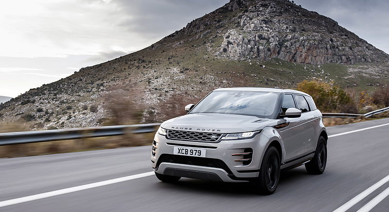 2020 Range Rover Evoque D240 S (color: Seoul Pearl Silver) - Front 