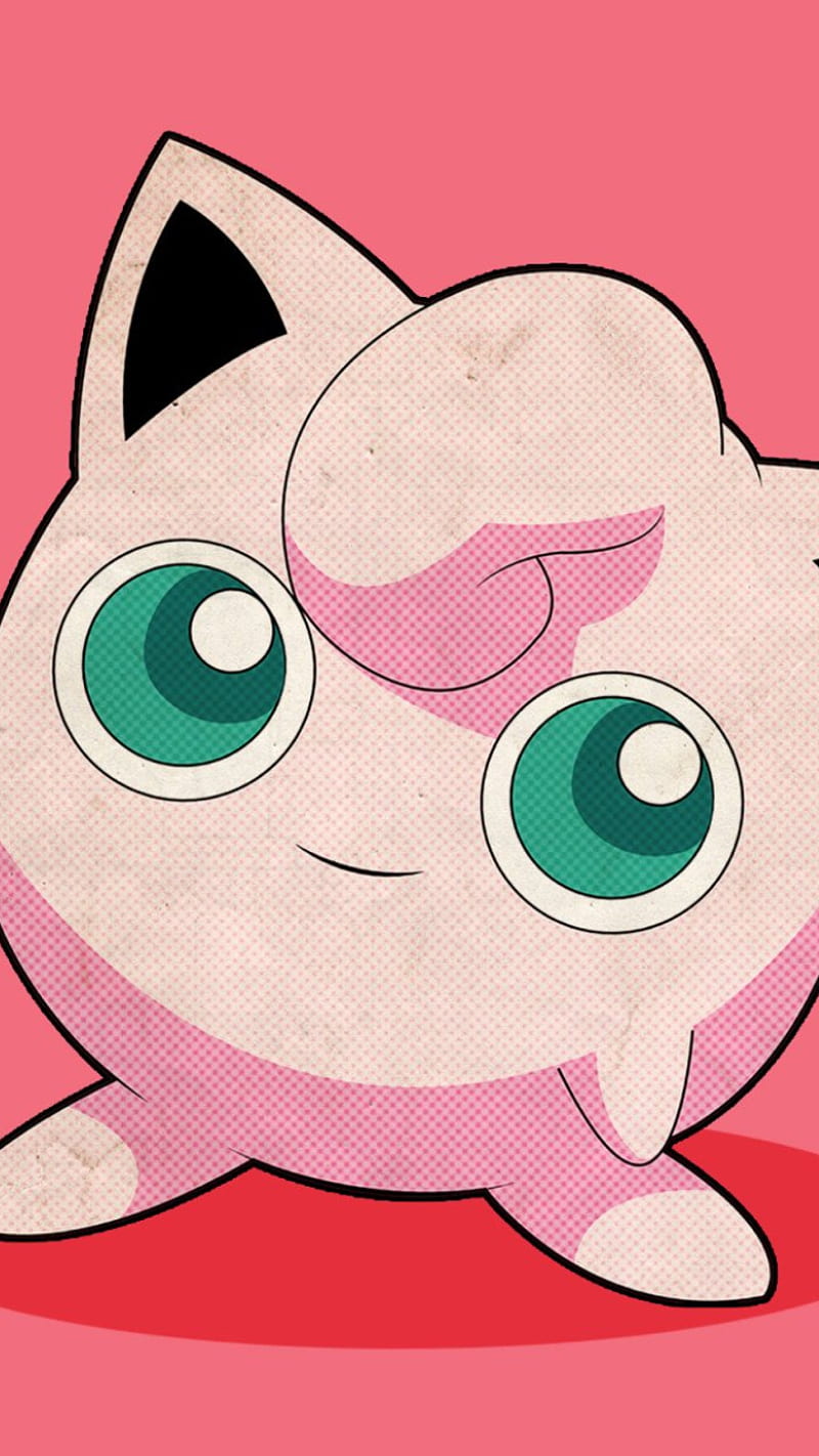 Jigglypuff, pokemon, cute, giant, eyes, Anime, HD wallpaper | Peakpx