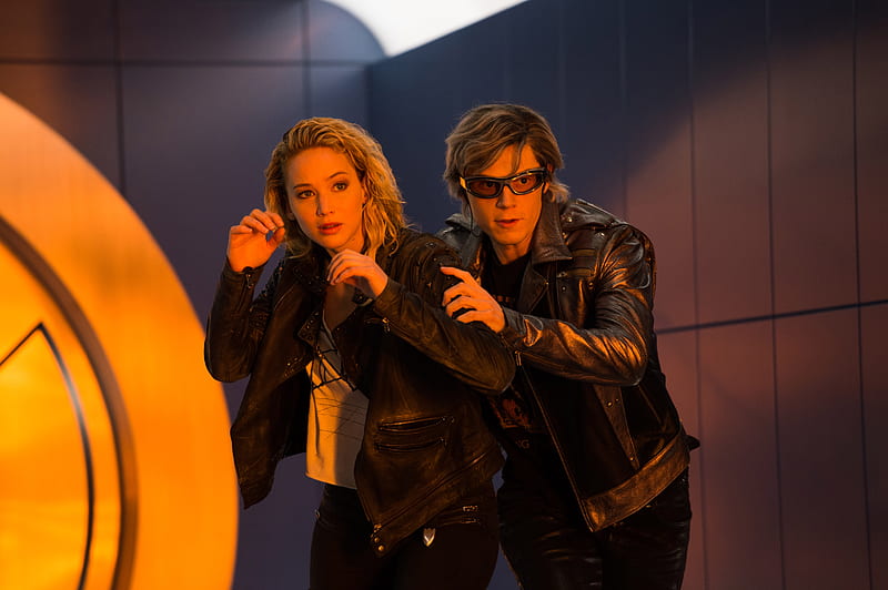 Evan Peters And Jennifer Lawrence, x-men-apocalypse, movies, 2016-movies, HD wallpaper