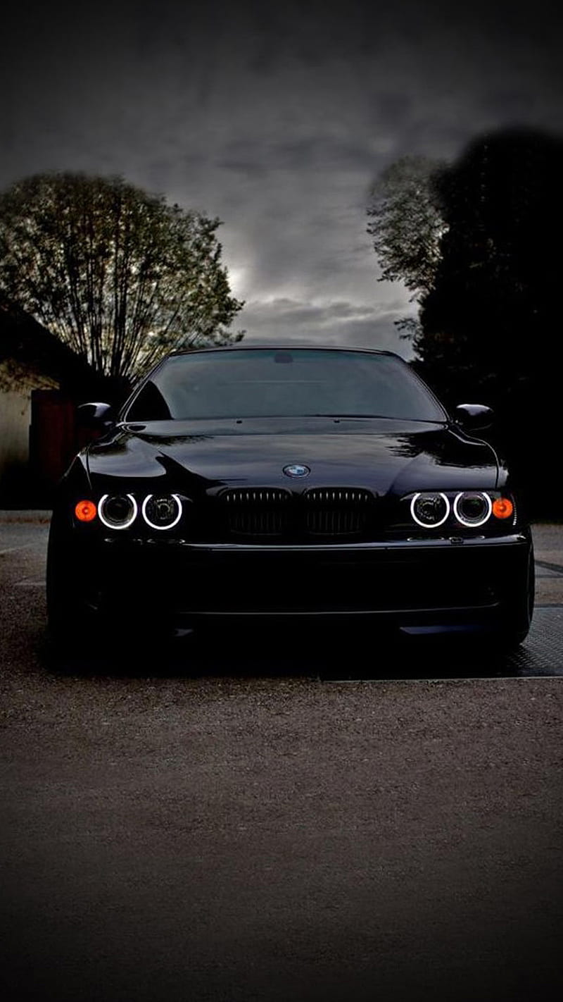 BMW M5 E39, angel eyes, bmw m5, by max xelon, m power, HD phone wallpaper