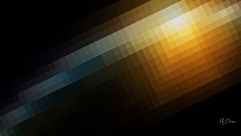 Pixels of Light, art, gold, brown, browns, pixels, Firefox Persona theme, light, HD wallpaper