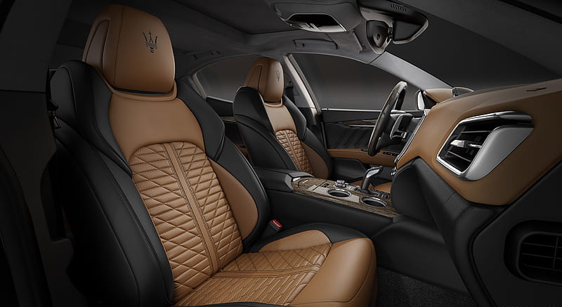 2019 Maserati Ghibli Edizione Nobile - Interior, Front Seats , car, HD wallpaper