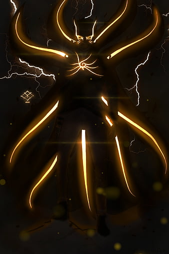 Naruto Baryon Mode Art 4K Phone iPhone Wallpaper #2260c