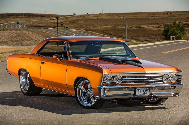1967-Chevelle, Classic, GM, Bowtie, Muscle, HD wallpaper