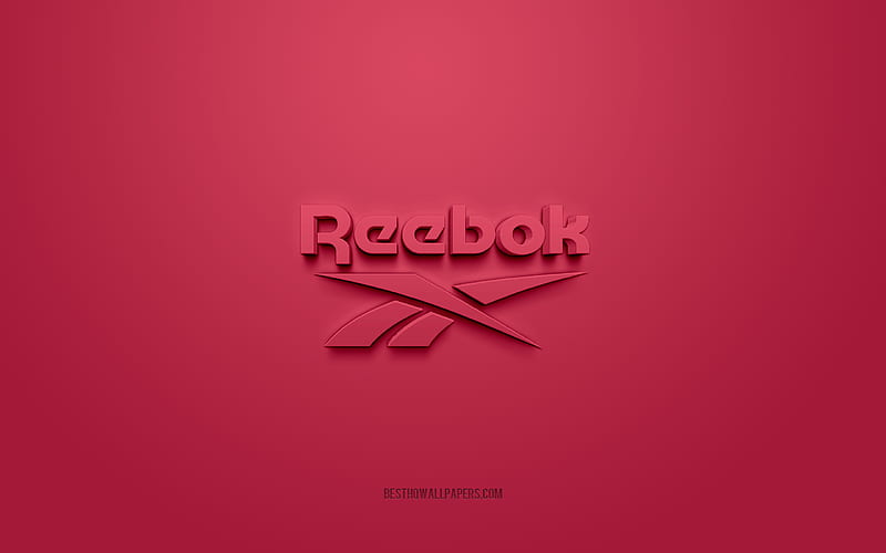 Reebok Logo Pink Background Reebok 3d Logo 3d Art Reebok Brands Logo Pink 3d Reebok Logo Hd Wallpaper Peakpx
