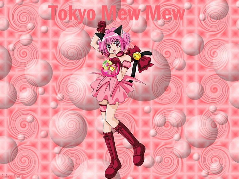 Tokyo Mew Mew, Ichigo Momomiya, Strawberry Bell, Pink, HD wallpaper