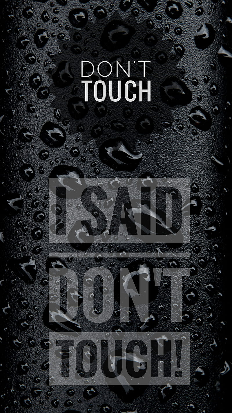 Dont touch, note, quotes, HD phone wallpaper