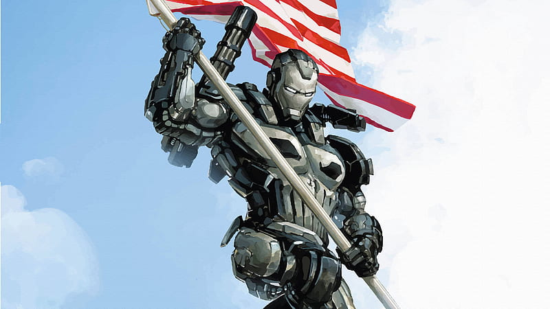 War Machine Of America, war-machine, artwork, artist, superheroes, digital-art, HD wallpaper