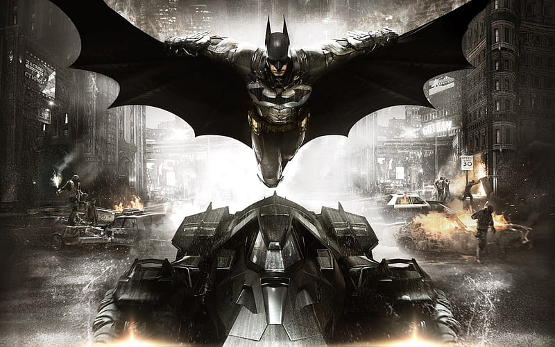 DC Batman wallpaper #Batman #superhero Batman: Arkham Knight video games  #720P #wallpaper …