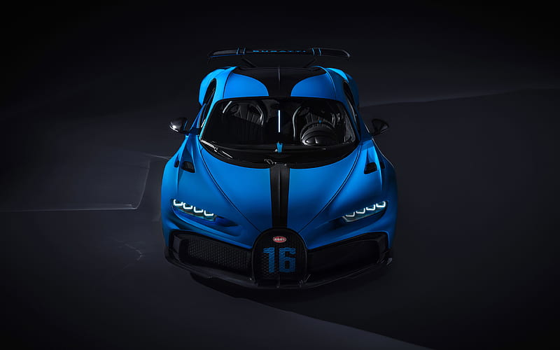Bugatti chiron, aqua, front view, shadow, supercars, Vehicle, HD ...