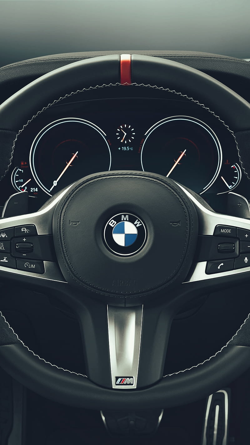 BMW Interior 5 series, g30, luxury, m performance, HD phone wallpaper