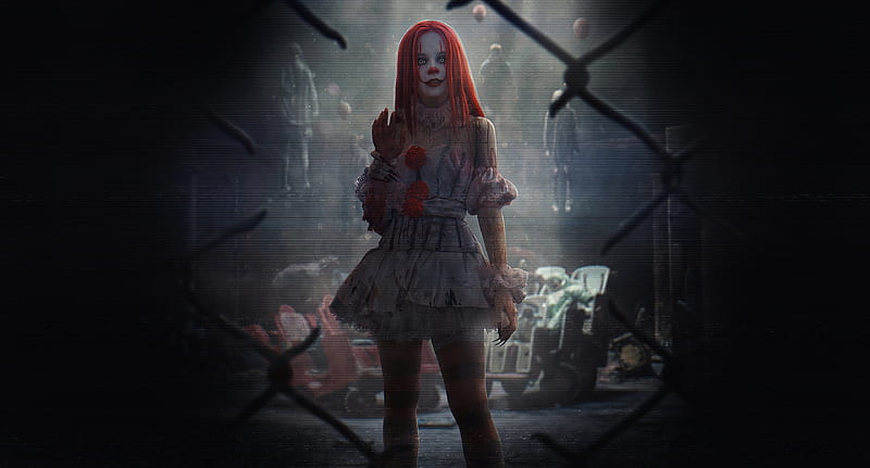 It Clown Girl , pennywise, it, clown, movies, HD wallpaper