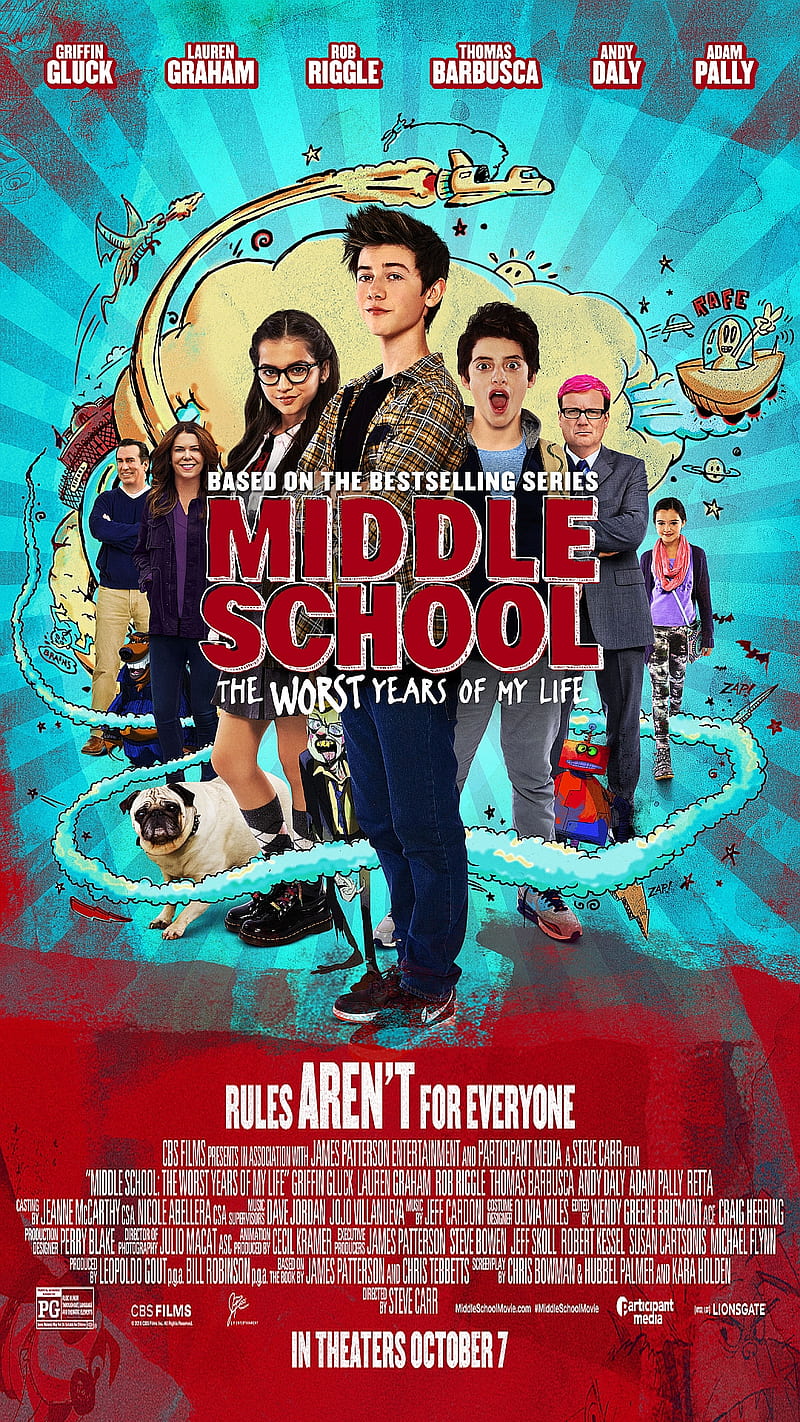 Middle School, 2016, movie, post, HD phone wallpaper