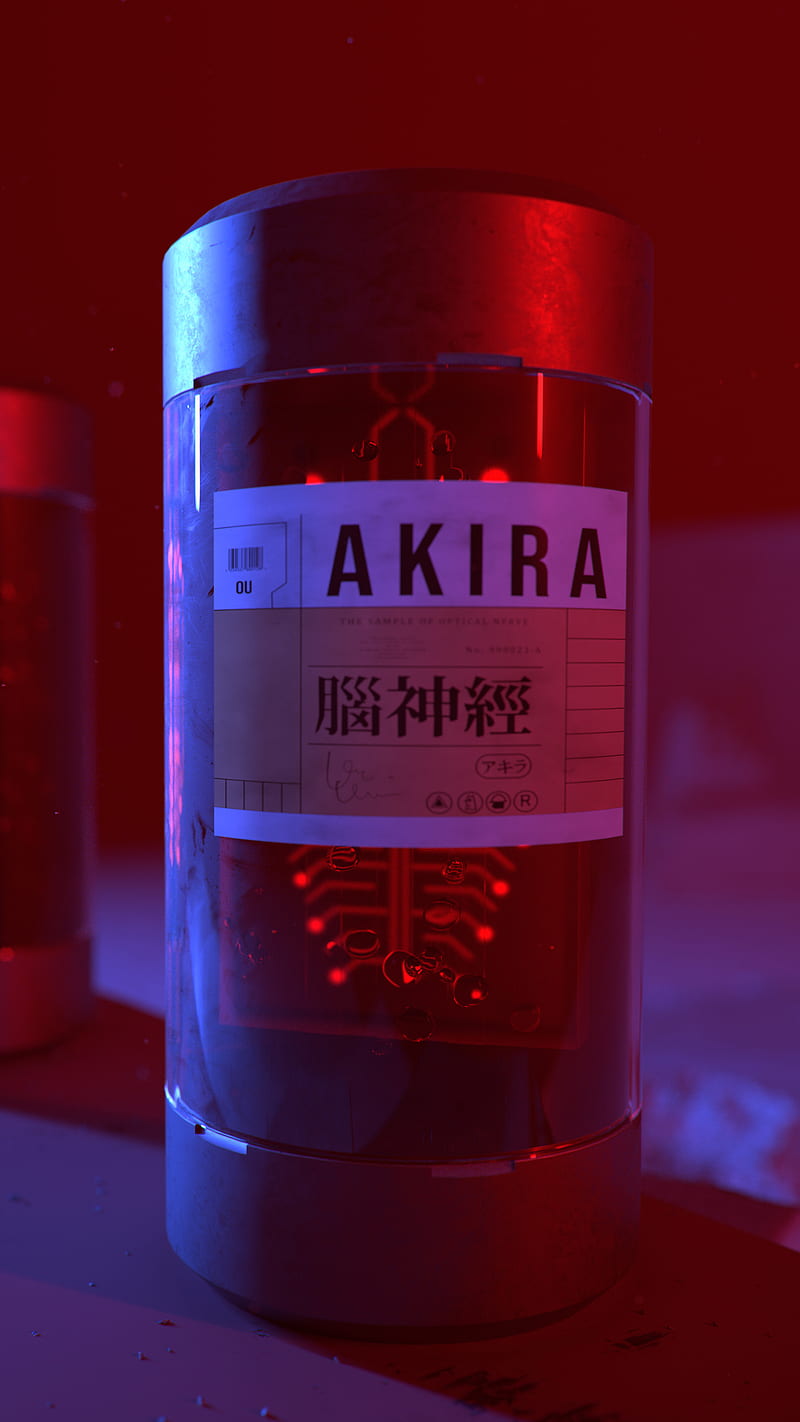 Akira, anime, bottle, cyberpunk, japan, kaneda, tetsuo, HD phone wallpaper