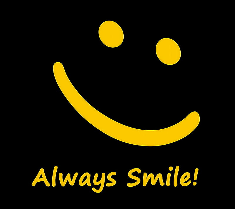 Always Smile, always, face, happy, smile, smiley, HD wallpaper