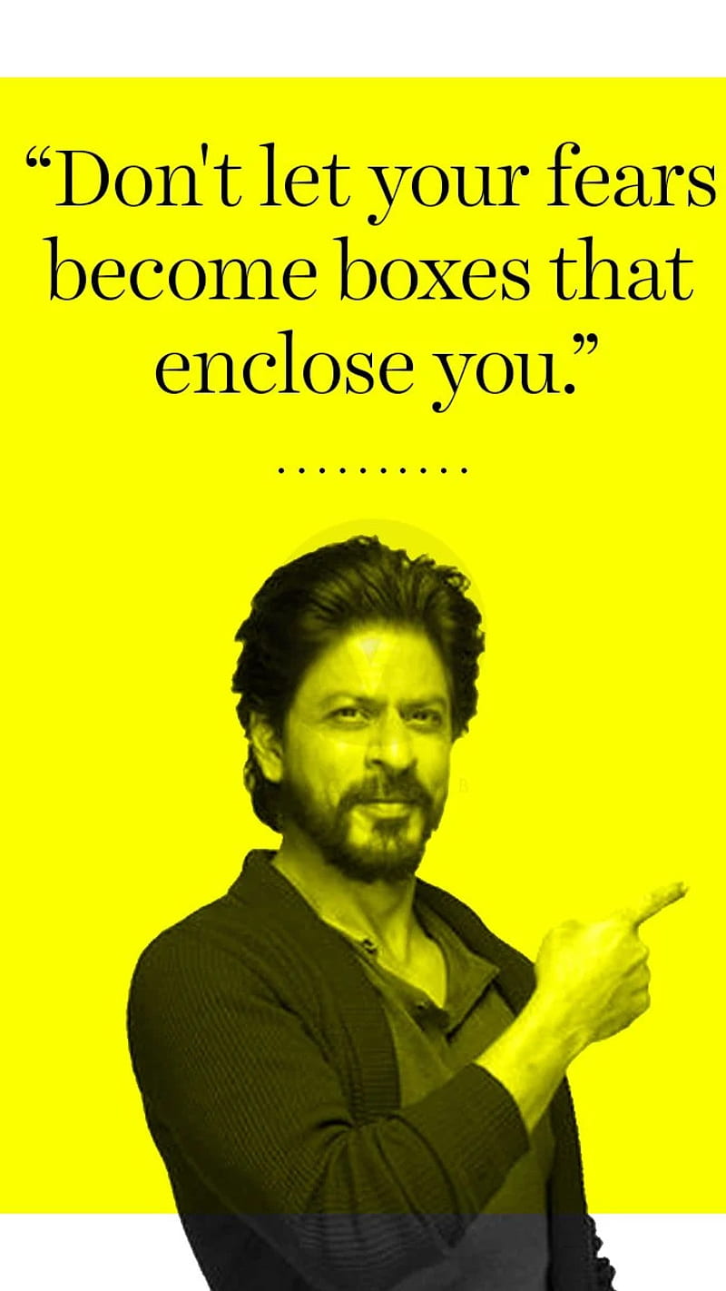 Shahrukh Khan Fears , shahrukh khan, srk, motivation, inspiration, success, HD phone wallpaper