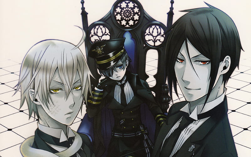 Kuroshitsuji, Ciel Phantomhive, Sebastian Michaelis Japanese anime, manga, characters, HD wallpaper