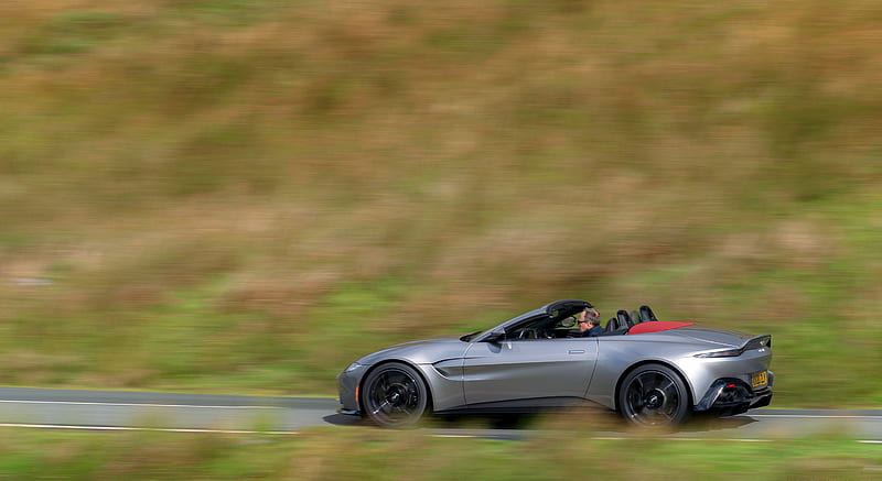 2021 Aston Martin Vantage Roadster (Color: Spirit Silver) - Side , car, HD wallpaper 2021 Aston Martin Vantage Roadster (Color: Spirit Silver) - Side , car, HD wallpaper