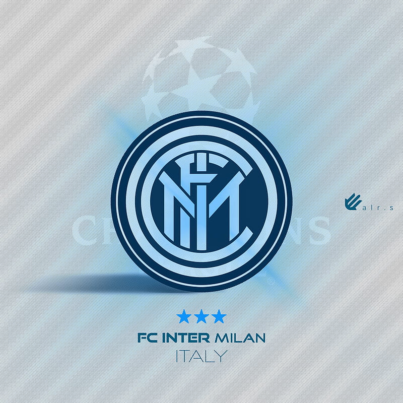 Football , Inter Milan, logo, Champions League, clubs, graphic design, creativity, graphy, colorful, sport , esports, soccer, soccer clubs, HD phone wallpaper