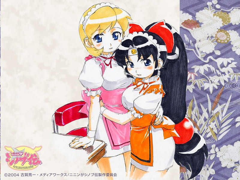 Blushing Maids Blonde Hair Anime Anime Maids Shiranui Blushing 
