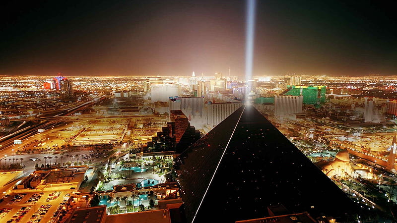 Las Vegas, Luxor Hotel, USA, Nevada, HD wallpaper