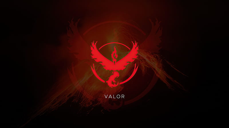 Valor Pokemon Go , team-valor, pokemon-go, pokemon, games, minimalism, minimalist, , artist, artwork, digital-art, HD wallpaper