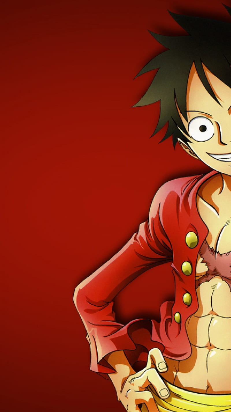 Luffy One Piece: Red 4K Wallpaper iPhone HD Phone #9671h