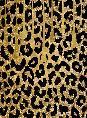 Cheetah Glitter Fabric, Wallpaper and Home Decor | Spoonflower
