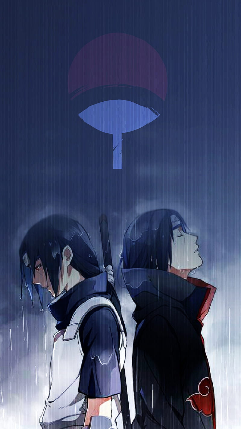 Anime, aviatorsenpai, itachi, naruto, sasuke, uchiha, HD phone wallpaper