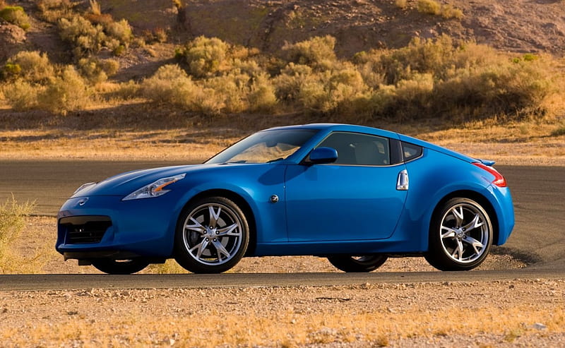  Nissan-370z, 2 puertas, azul, Nissan, 2012, Fondo de pantalla HD | Peakpx