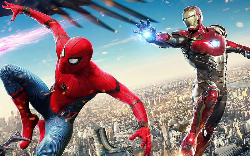 Spiderman Homecoming, marvel, ironman, 2017, homecoming, Spiderman, HD wallpaper