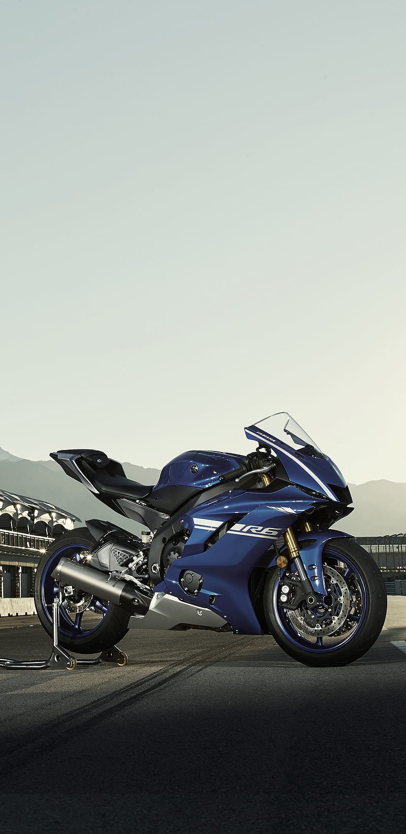 Yamaha R6, bike, blue, motor, HD phone wallpaper | Peakpx