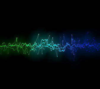 Blue and purple audio 4K wallpaper download