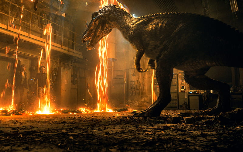 Baryonyx, 2018 movie, Jurassic World Fallen Kingdom, Jurassic World, HD wallpaper